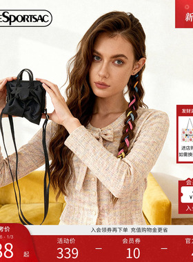 LeSportsac乐播诗新款BOW CAPSULE系列甜酷蝴蝶结休闲小斜挎包女