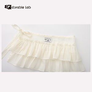 Adorablelab25春夏芭蕾钻石网纱雪纺屁帘装饰腰带半身裙甜辣韩女