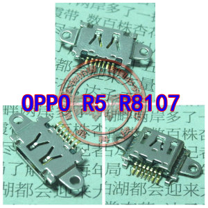 适用 OPPO R5 尾插 R8107 R8109 X907尾插充电接口尾叉 USB插口