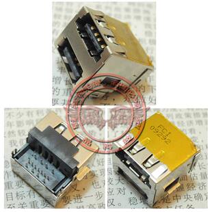 259 适用 戴尔DELL 双层 eSATA USB接口 二合一接口 插座 16针