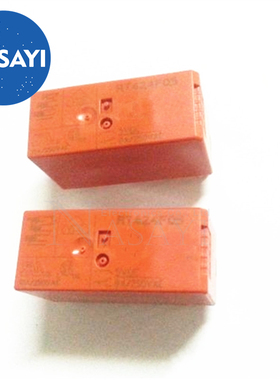 RT424F05 9脚磁保持双线圈电子直流电磁功率继电器