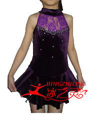 冰之灵滑冰服花样滑冰护具滑冰训练服儿童滑冰服BZLHY0020