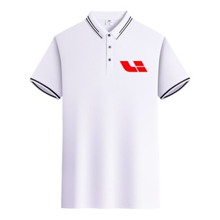 4S店polo衫 工作服短袖 定制印字logo蔚来理想新能源汽车销售男女装