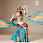 新款 敦煌舞蹈演出服装 女飞天古典表演汉服中国风飘逸反弹琵琶道具