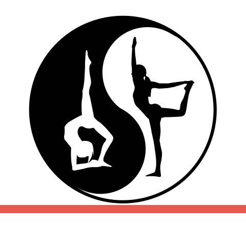 太极阴阳八卦瑜伽体式墙壁贴画养生馆房玻璃门镂空装饰背景墙贴纸