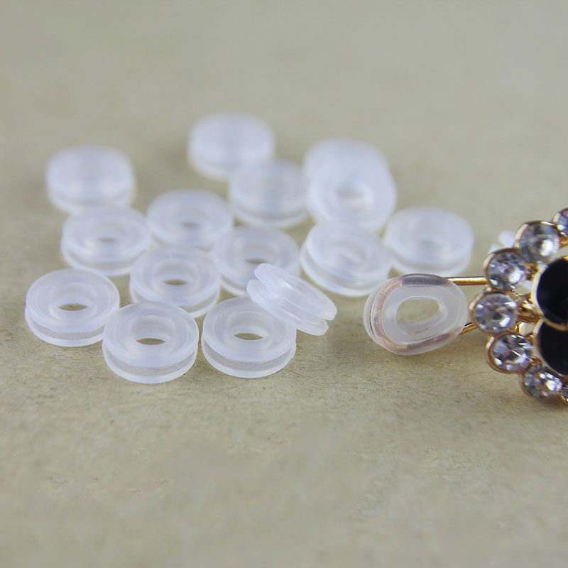 O型硅胶耳环垫耳夹耳针圆圈硅胶垫防痛透明隐形防滑耳夹垫耳环,饰品/流行首饰/时尚饰品新,耳夹,淘宝优惠券,粉丝福利购,淘宝优惠卷