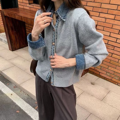 韩系高级感慵懒风针织开衫女秋季2025新款时尚洋气显瘦毛衣外套