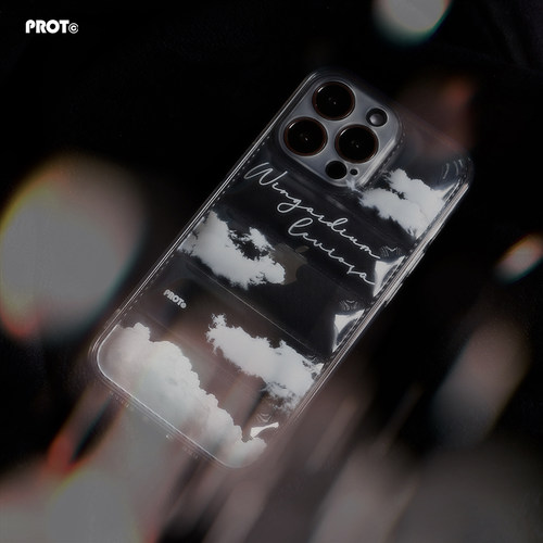 苹果13透明羽绒壳欧美魔法咒语