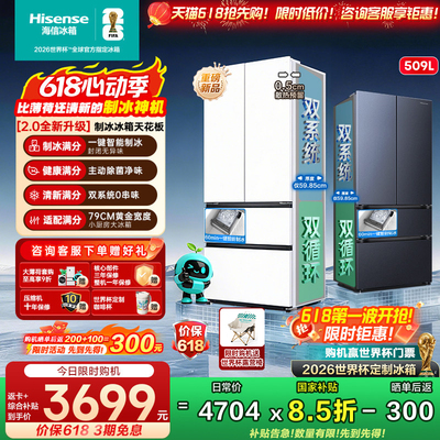 海信大薄荷2.0冰箱嵌入以旧换新
