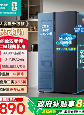 海信540+L对开双开门冰箱一级能效风冷无霜家用大容量换新补贴