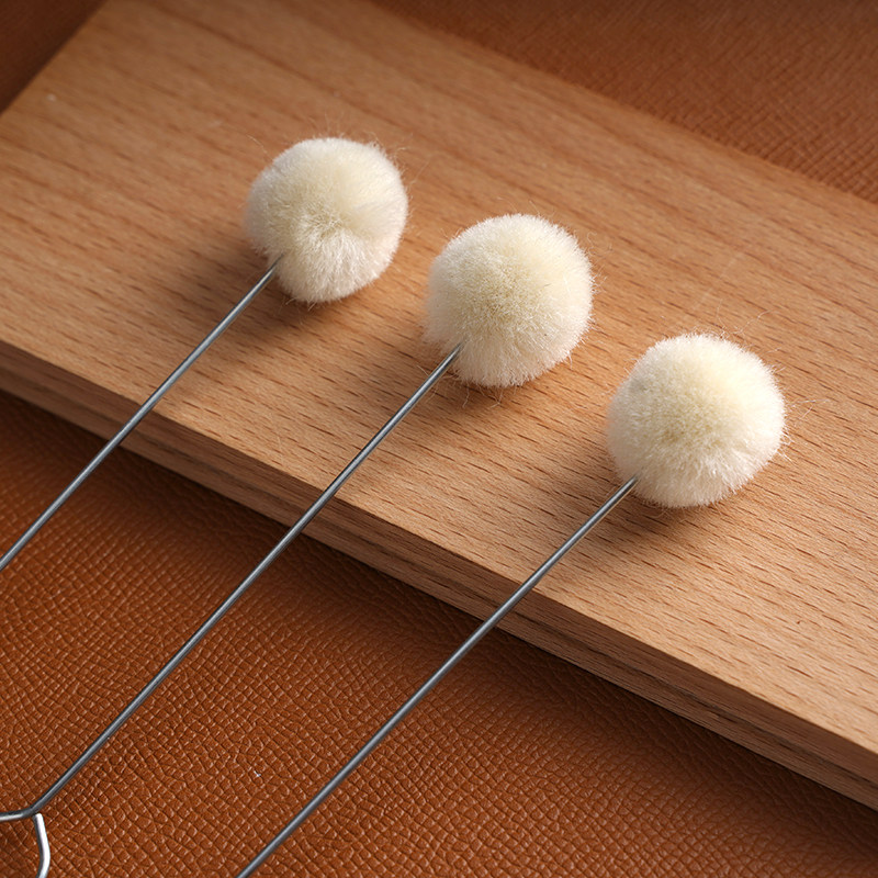 수제 DIY 가죽 제품 알코올 염료 액체 오일 염료 양모 볼 브러쉬 향기로운 양초 석고 색칠 도구