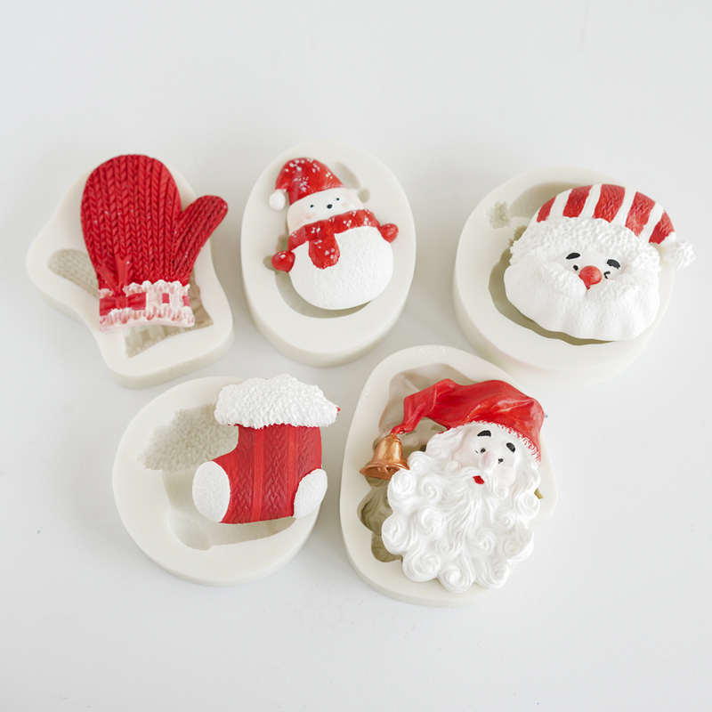 硅胶模具圣诞圣诞老人石膏挂牌