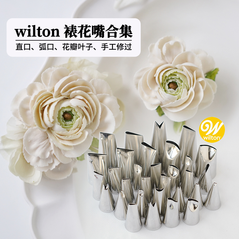 惠尔通wilton裱花嘴全套 韩式裱花豆沙奶油霜裱花惠尔通花嘴合集 厨房/烹饪用具 裱花嘴/裱花枪/裱花袋 原图主图