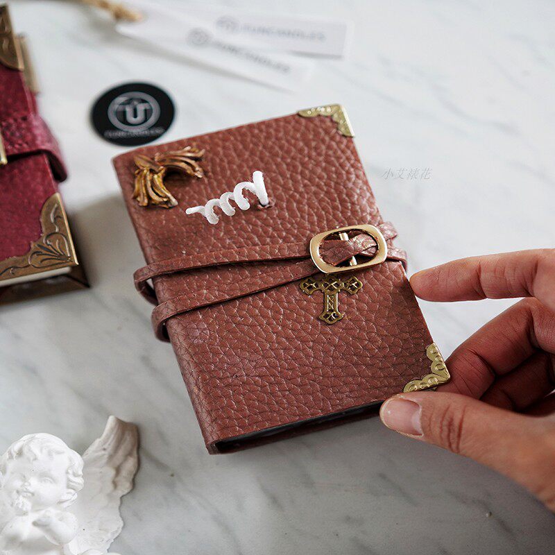 금속 스퀘어 버클 벨트 일본 버클 로즈 금속 라운드 네일 나무 케이스 가죽 가방 코너 버클 DIY 아로마 테라피 캔들 장식