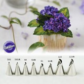 123弧形奶油蛋糕裱花装 饰 59s wilton惠尔通裱花嘴夹过花嘴59