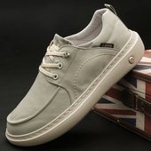 2026年新款 春秋板鞋 潮春季 布鞋 男鞋 百搭休闲低价懒人布鞋 男士 韩版