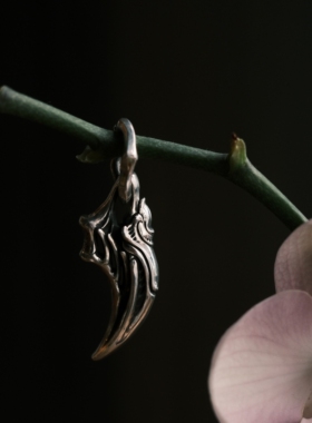 默物原创知妄白泽之爪925银吊坠