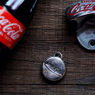 潮流礼物瓶盖吊坠项坠 欲望车间专属设计手工银饰品925银创意个性