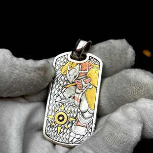 渡鸦林赛雕刻雕金高端定制展示公司私人银饰手工饰品皮具纪念礼品