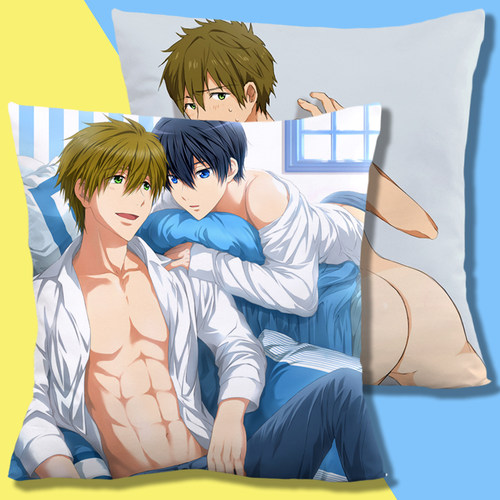 舒服柔软肌肉猛男动漫抱枕靠垫