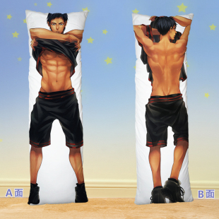 黑子的篮球肌肉帅哥裸男猛男腐大湿等身抱枕DIY腐女动漫青峰大辉