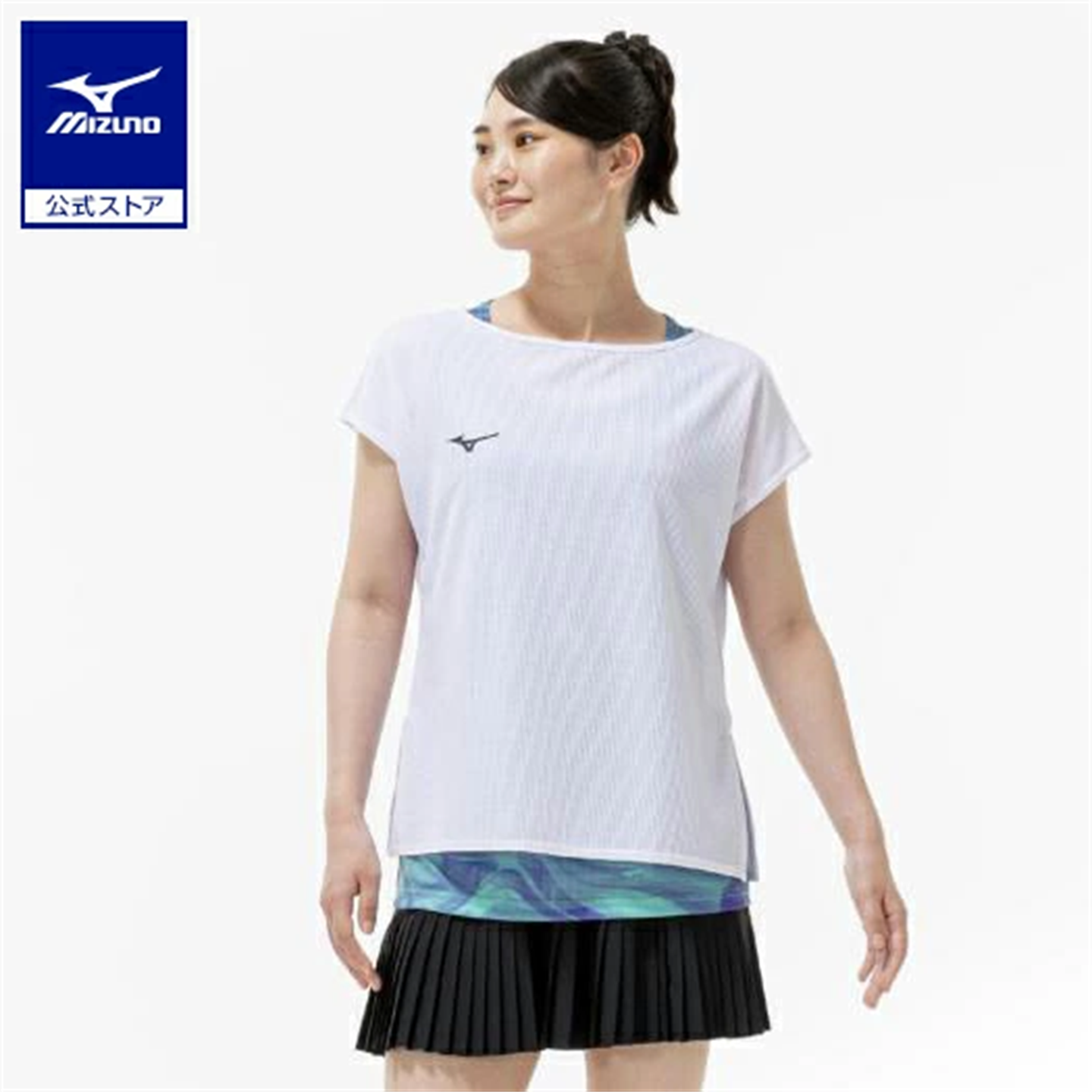 2025年新日本原版正品代购女款美津浓羽毛球服速干衣短袖半袖吸汗