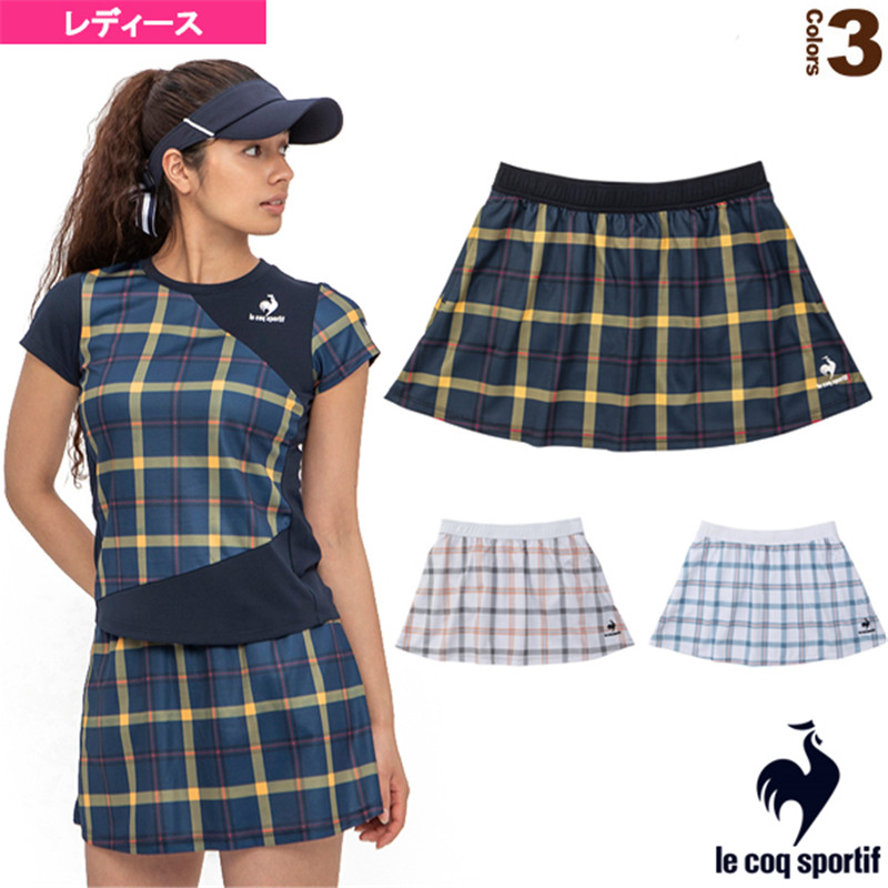 LECOQ羽毛球服短裙速干女士下装