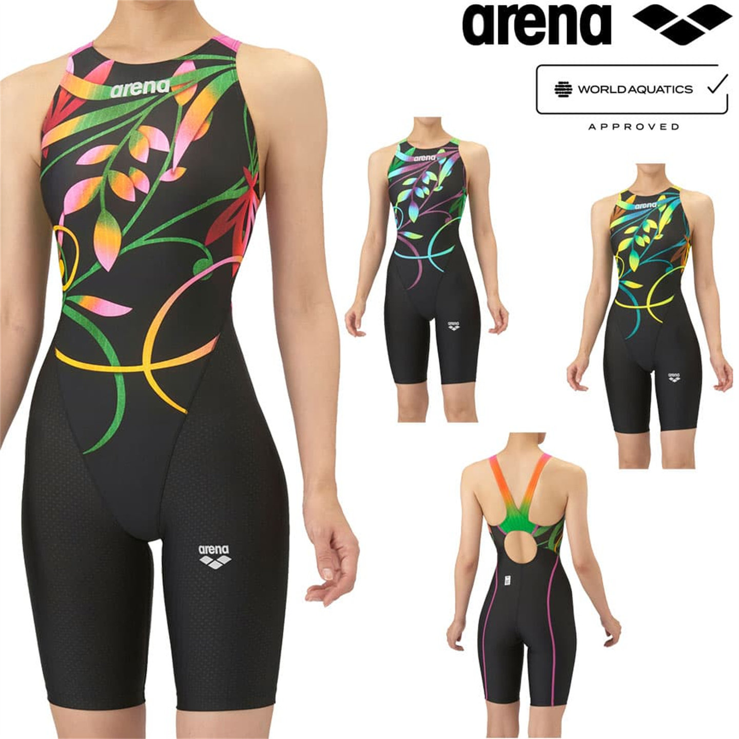 25年秋冬日本正品JP版ARENA阿瑞娜女士连体泳衣专业比赛竞技款