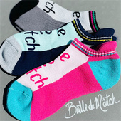 Balde羽毛球 代购 网球袜吸汗防臭运动船袜女士 日本正品 24年新款