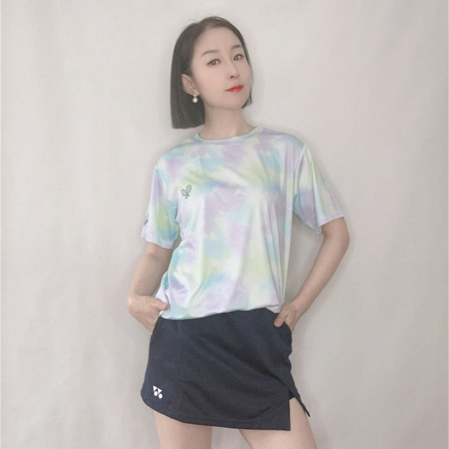 羽毛球服速干衣短袖T恤男女同款