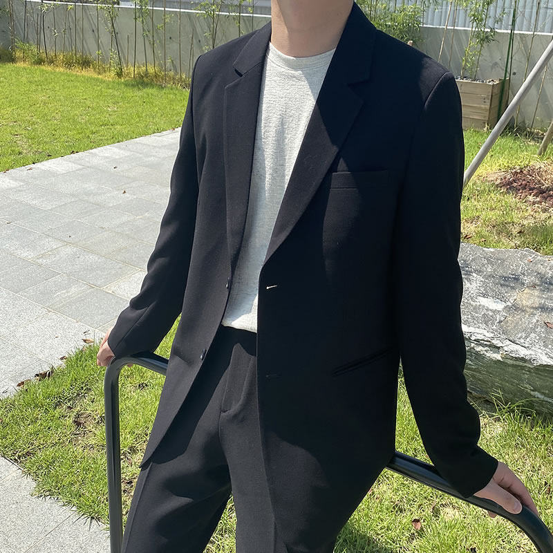 CASUAL SUIT SUIT MENS HIGH-END KOREAN VERSION OF THE TREND YOUNG MENS SUIT JACKET SPRING AND AUTUMN PROFESSIONAL FORMAL WEAR TO WORK