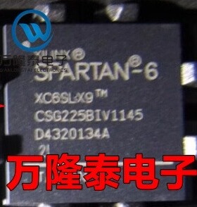 全新原装正品XC6SLX9-3CSG225I XC6SLX9-3CS 可编程逻辑器件芯片