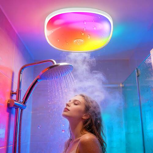 IP65 Waterproof Rechargeable Shower Light  磁吸16色浴室灯