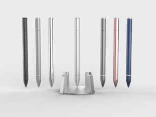 HOVERPEN磁悬浮不倒陀螺铝钛自立笔礼品地心引力金属笔商务签字笔