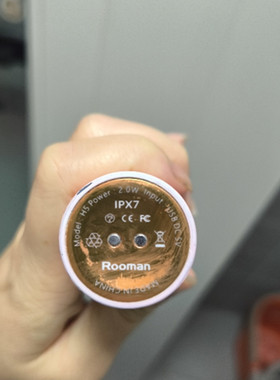 适用Rooman电动牙刷磁力线双圆孔触点间距5MM磁力线配件充电器