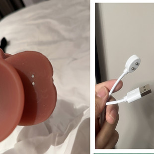 适用成人玩具USB快充线磁吸阳具电源线7mm8mm磁吸充电线充电器