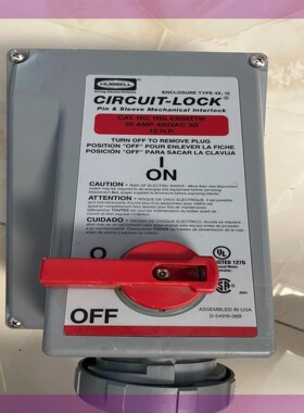 美国Hubbell HBL430M17W 30A 480VA