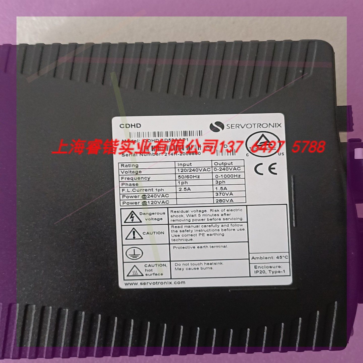 高创驱动器CDHD-1D52AAP1 长期有全新原装正品供货   议价