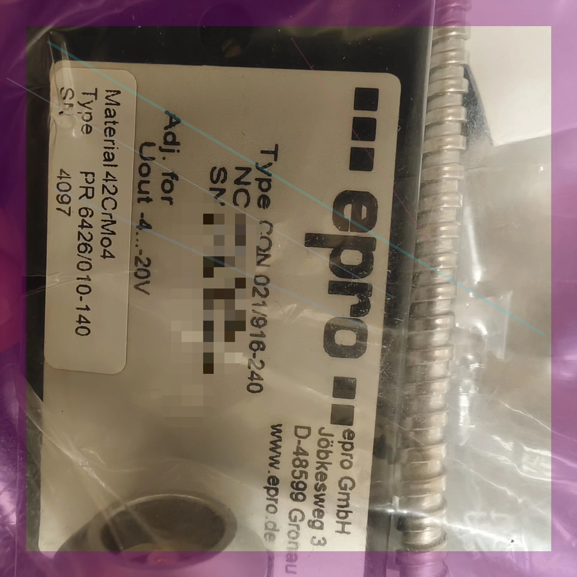 艾/默生前置器CON21-916-240