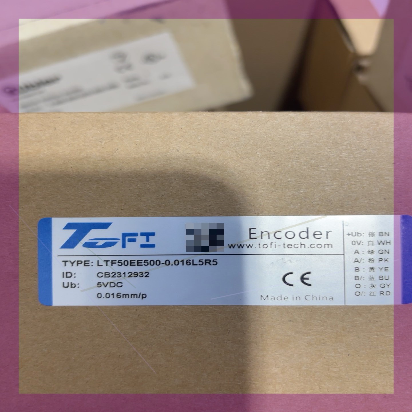 托菲TOFI编码器LTF50EE500-0.016L5R5
