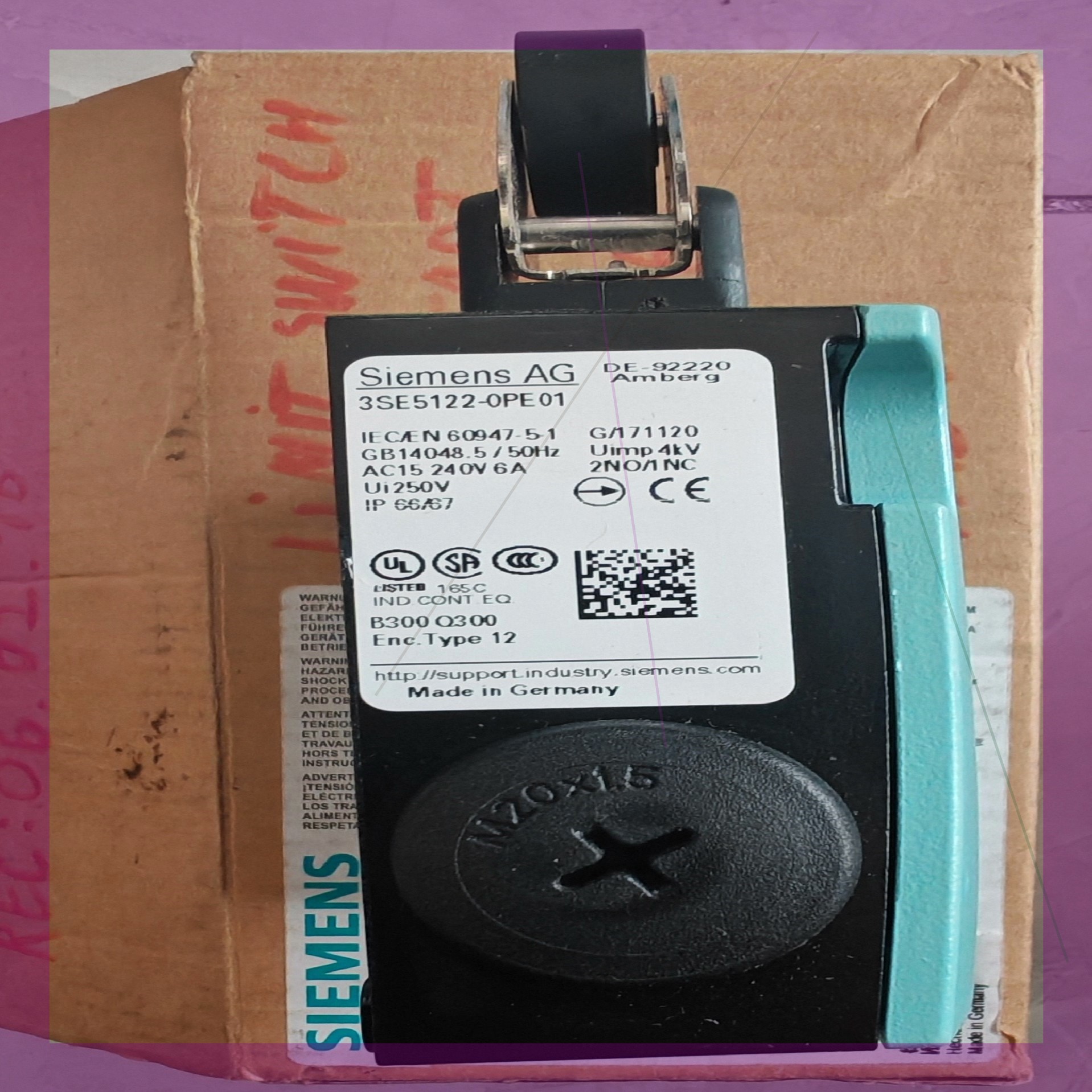 西门子限位开关 3SE5122-0PE01,全新原装正品