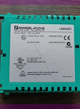 倍加福 LB9006C 隔离器变送器