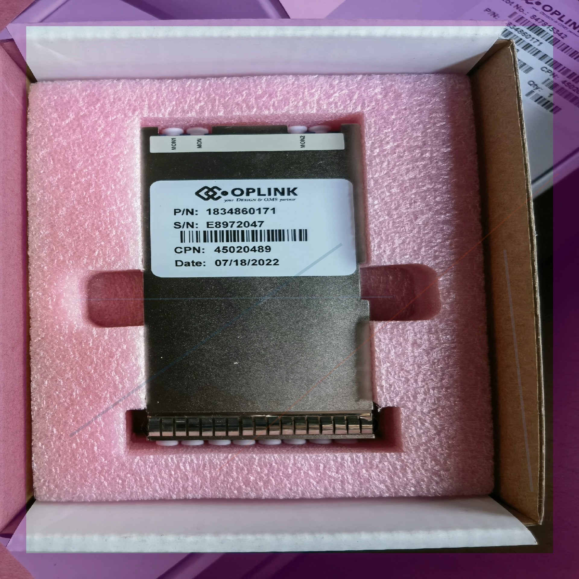全新OPLINK波分复用器E8972047.议价