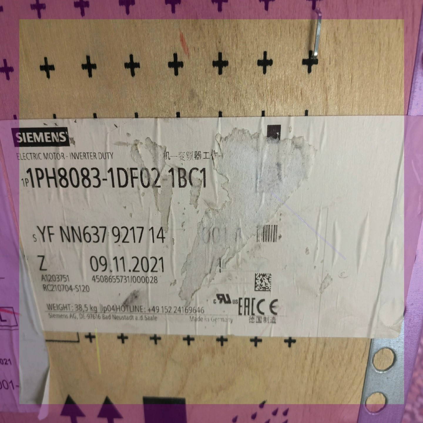 1PH8083-1DF02-1BC1  西门子电机