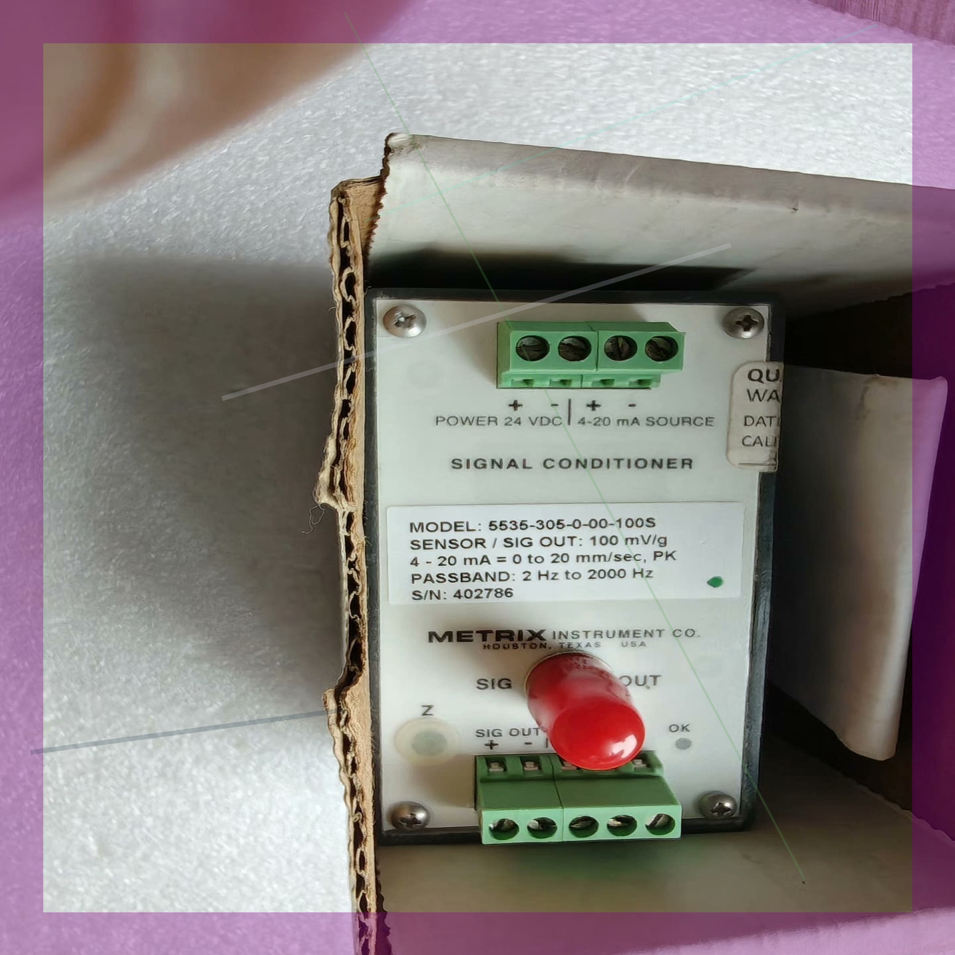 METRIX 5535-305-0-00-100S,全新原装