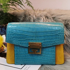 ví cầm tay nữ dự tiệc sang trọng Túi xách nữ da cá sấu Túi đeo vai da thật sang trọng nhẹ Túi dây xích sang trọng Túi đeo chéo nữ Túi cầm tay cá sấu sông Nile ví đi dự tiệc bop cam tay du tiec sang trong