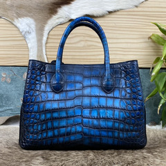 Túi xách nữ da cá sấu màu xát da thật 2023 túi xô dung tích lớn mới Túi xách đeo vai sang trọng số 30 ví cầm tay dự tiệc sang trọng ví cầm tay đi dự tiệc