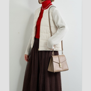 成人优雅无领绗缝针织棉服外套 1.21万日元 外贸日单 贵牌