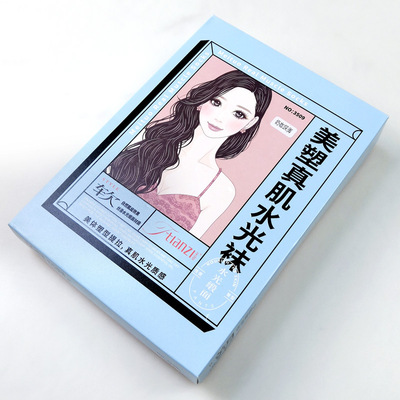 天姿春秋款丝袜女光腿神器水光锻面裤袜子3509c 踩脚袜美体打底裤