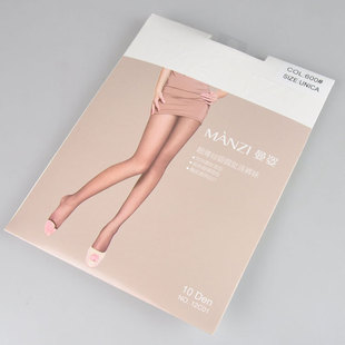 10D春夏超薄超透T裆鱼嘴露趾隐形连裤 拼6 曼姿MANZI 包邮 袜 8双